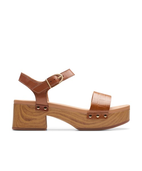 Clarks - Sivanne Bay Tan Interest Leather Clarks - Sivanne Bay Tan Interest Leather