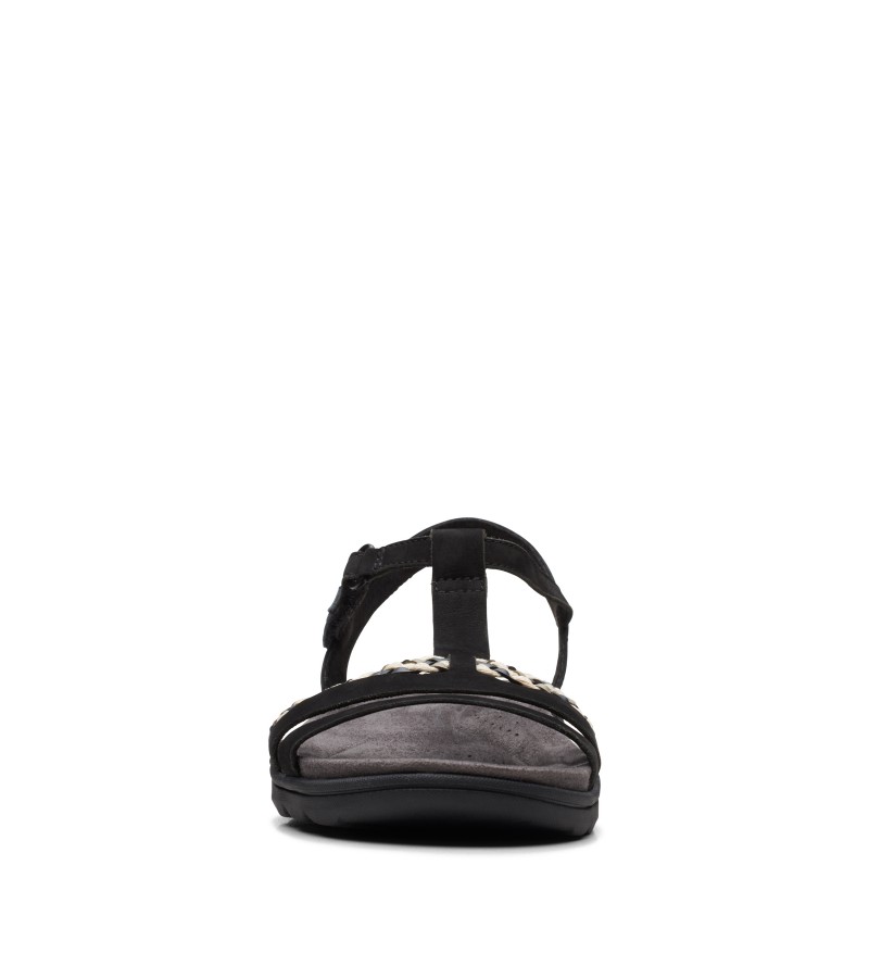 Clarks - Amanda Tealite Black Nubuck
