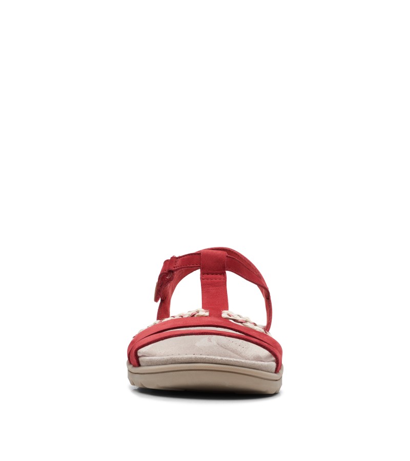 Clarks - Amanda Tealite Red Nubuck