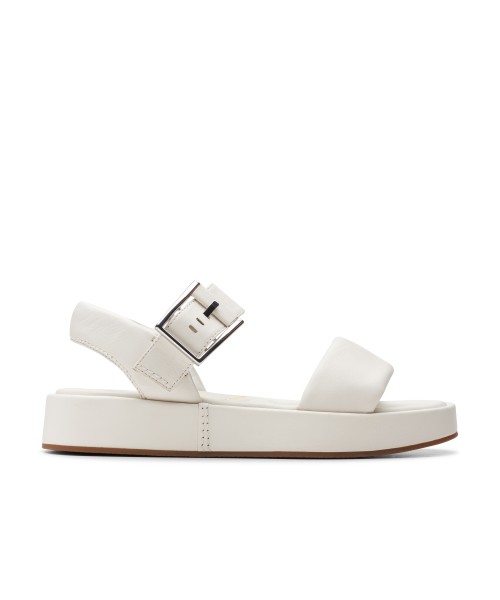 Clarks - Alda Strap Off White Leather Clarks - Alda Strap Off White Leather