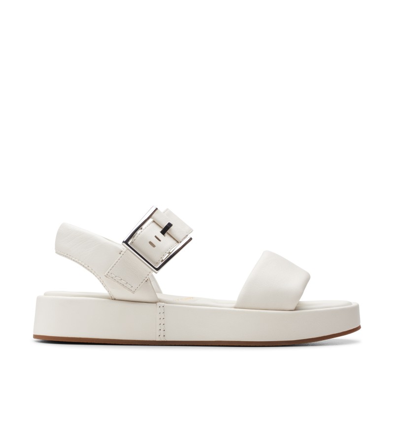 Clarks - Alda Strap Off White Leather