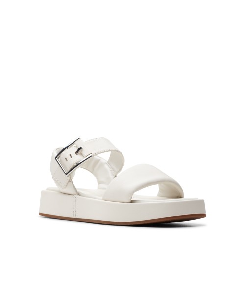 Clarks - Alda Strap Off White Leather Clarks - Alda Strap Off White Leather