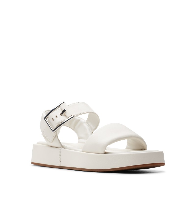 Clarks - Alda Strap Off White Leather