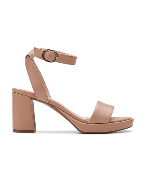 Clarks - AmbyrLyn Bay Warm Beige Leather Clarks - AmbyrLyn Bay Warm Beige Leather