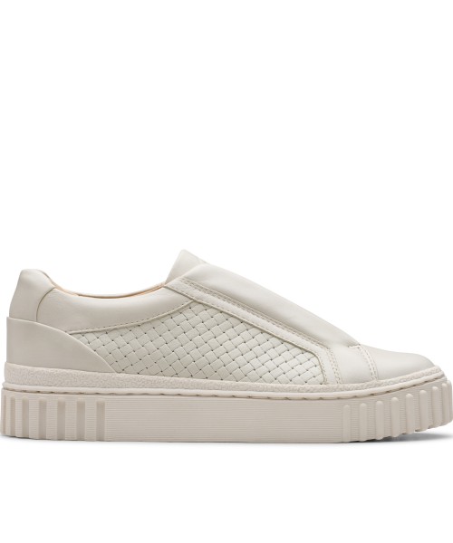 Clarks - Mayhill Bay Off White Leather