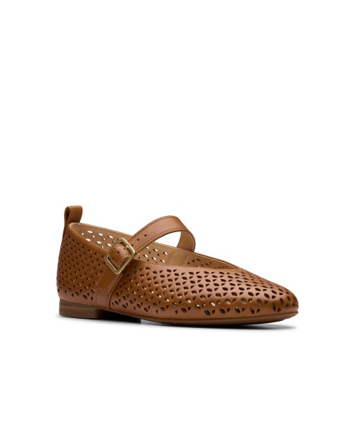 Clarks - Fawna Jane Tan Leather Clarks - Fawna Jane Tan Leather