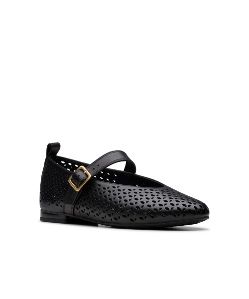 Clarks - Fawna Jane Black Leather Clarks - Fawna Jane Black Leather