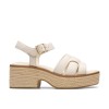 Clarks - Coledale Strap Cream Leather