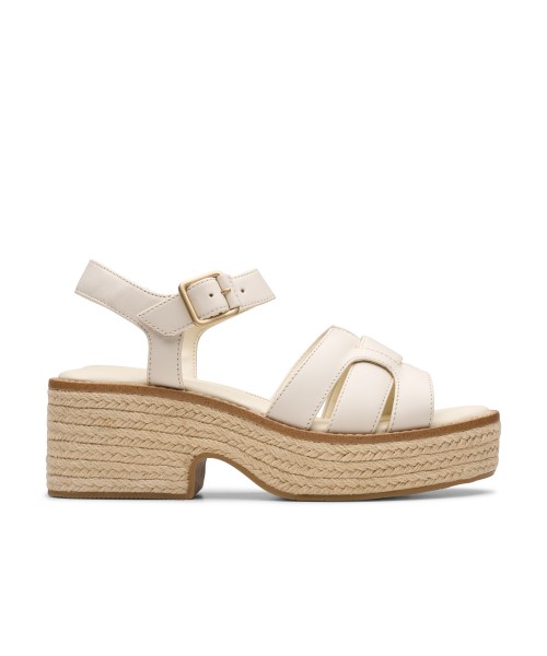 Clarks - Coledale Strap Cream Leather Clarks - Coledale Strap Cream Leather