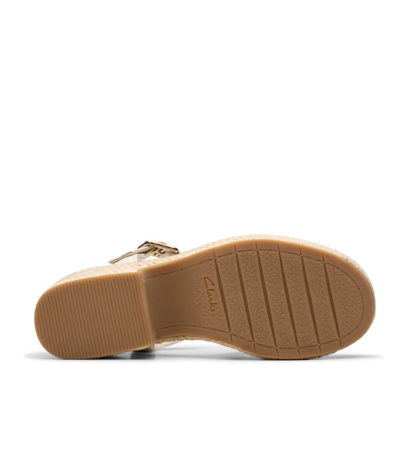 Clarks - Coledale Strap Cream Leather