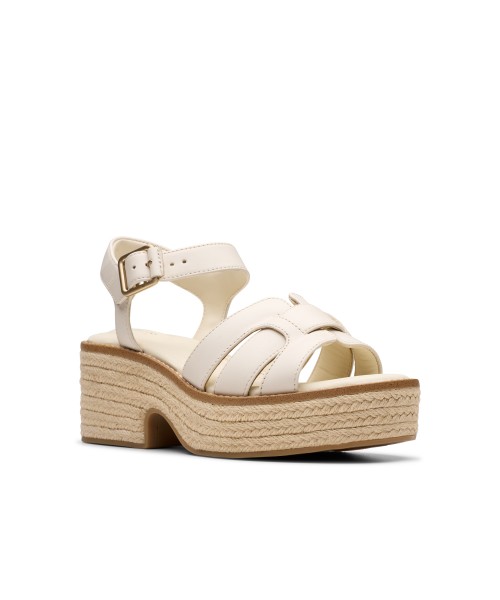 Clarks - Coledale Strap Cream Leather Clarks - Coledale Strap Cream Leather