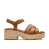 Clarks - Coledale Strap Tan Leather