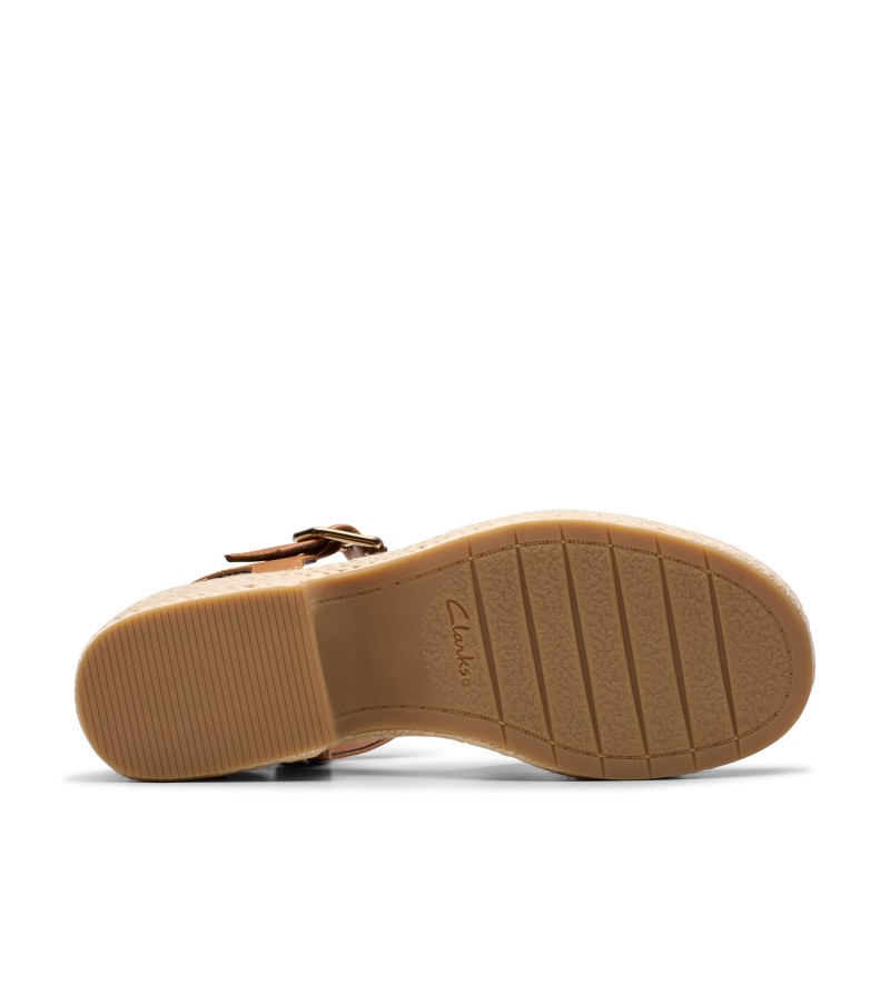 Clarks - Coledale Strap Tan Leather