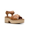 Clarks - Coledale Strap Tan Leather