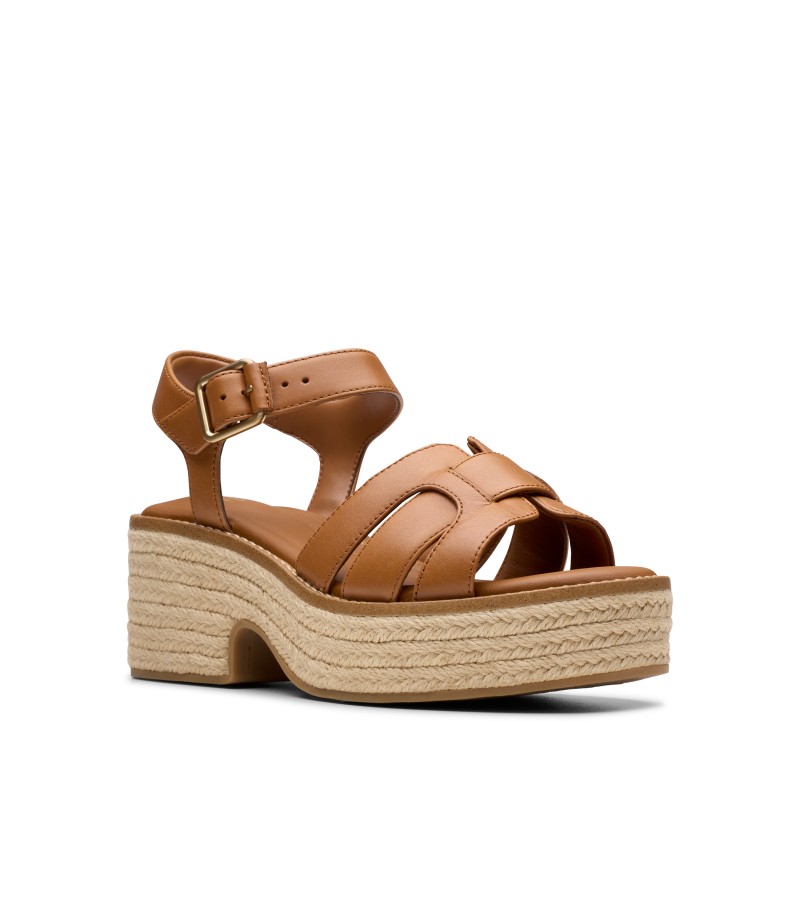 Clarks - Coledale Strap Tan Leather