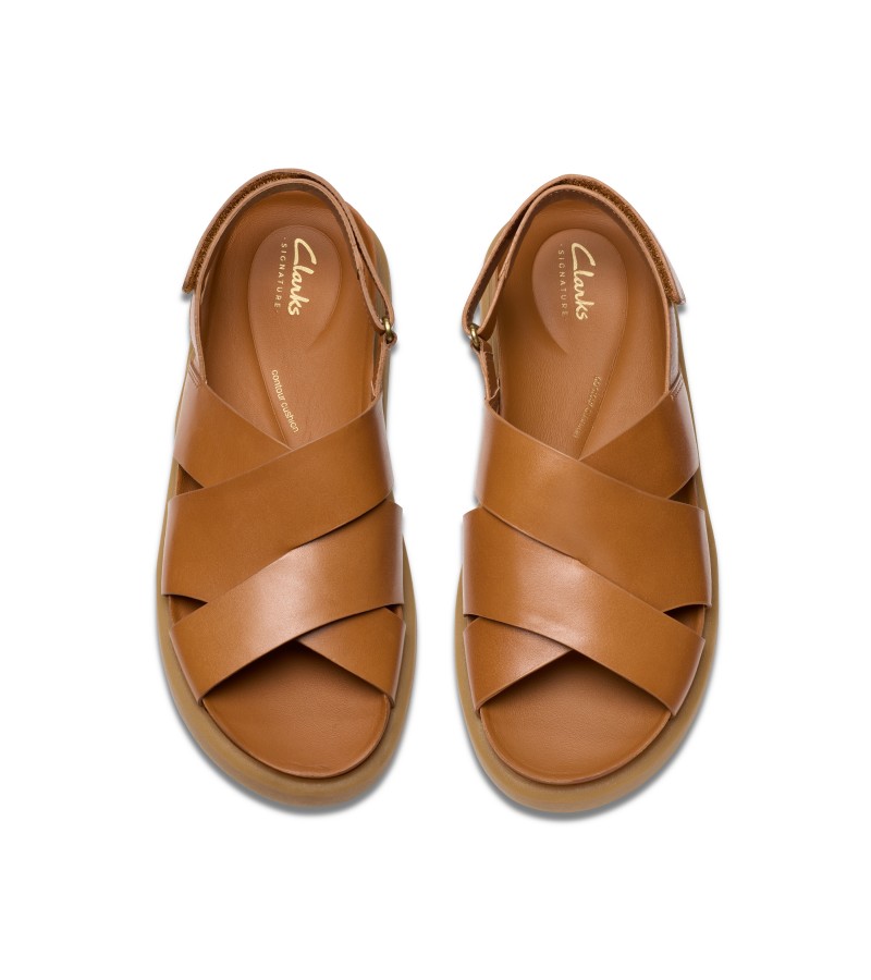 Clarks - Aristella Sun Tan Leather