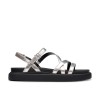 Clarks - Aristella Rose Silver Metallic Leather