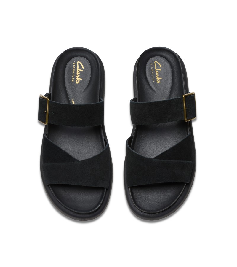 Clarks - Aristella Mule Black Suede