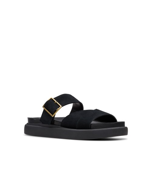 Clarks - Aristella Mule Black Suede Clarks - Aristella Mule Black Suede
