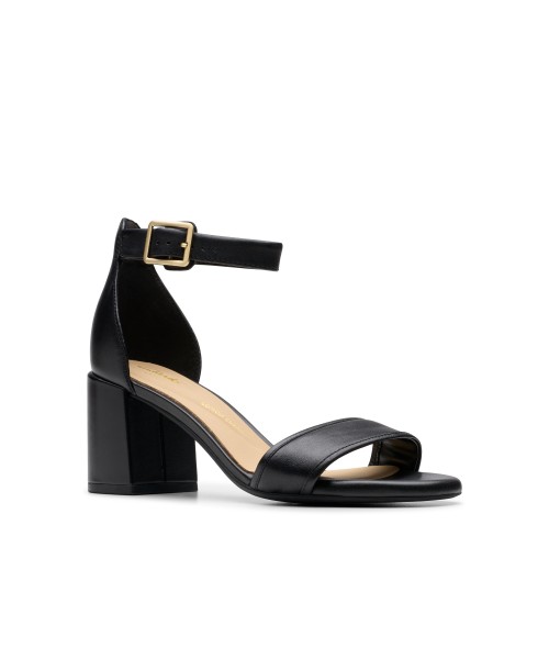 Clarks - Ezoria Mae Black Leather Clarks - Ezoria Mae Black Leather