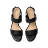 Clarks - Ezoria Sling Black Interest Leather