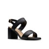 Clarks - Ezoria Sling Black Interest Leather