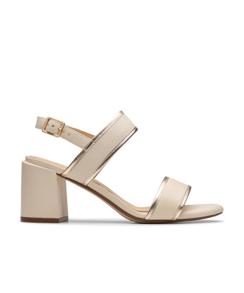 Clarks - Ezoria Sling Cream Multi Leather Clarks - Ezoria Sling Cream Multi Leather