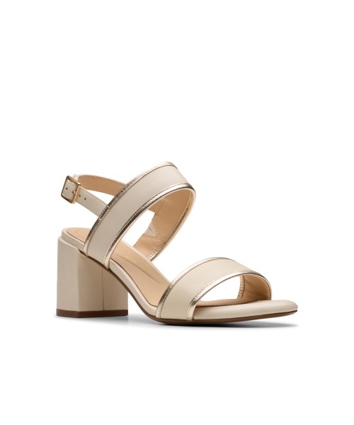 Clarks - Ezoria Sling Cream Multi Leather Clarks - Ezoria Sling Cream Multi Leather
