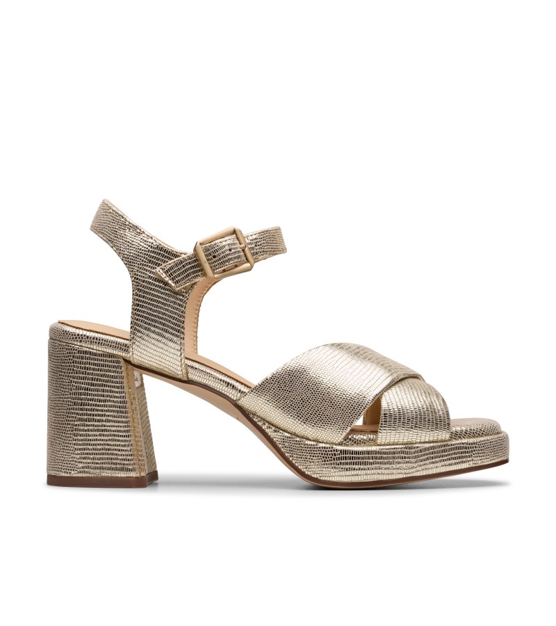 Clarks - Ritzy75 Rae Champagne Interest