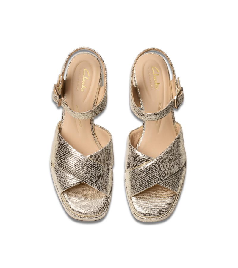 Clarks - Ritzy75 Rae Champagne Interest