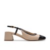 Clarks - Nyta45 Sling Sand Combi Leather