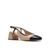 Clarks - Nyta45 Sling Sand Combi Leather