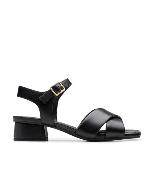 Clarks - Serina35 Cross Black Leather Clarks - Serina35 Cross Black Leather