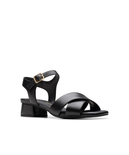 Clarks - Serina35 Cross Black Leather Clarks - Serina35 Cross Black Leather