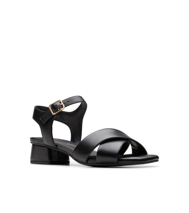 Clarks - Serina35 Cross Black Leather