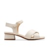 Clarks - Serina35 Cross Cream Leather