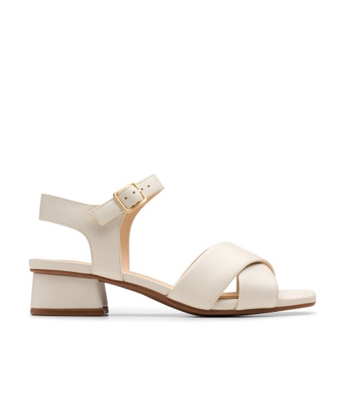 Clarks - Serina35 Cross Cream Leather Clarks - Serina35 Cross Cream Leather