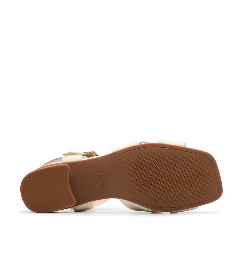 Clarks - Serina35 Cross Cream Leather