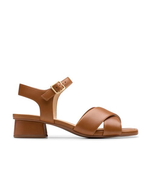 Clarks - Serina35 Cross Tan Leather Clarks - Serina35 Cross Tan Leather