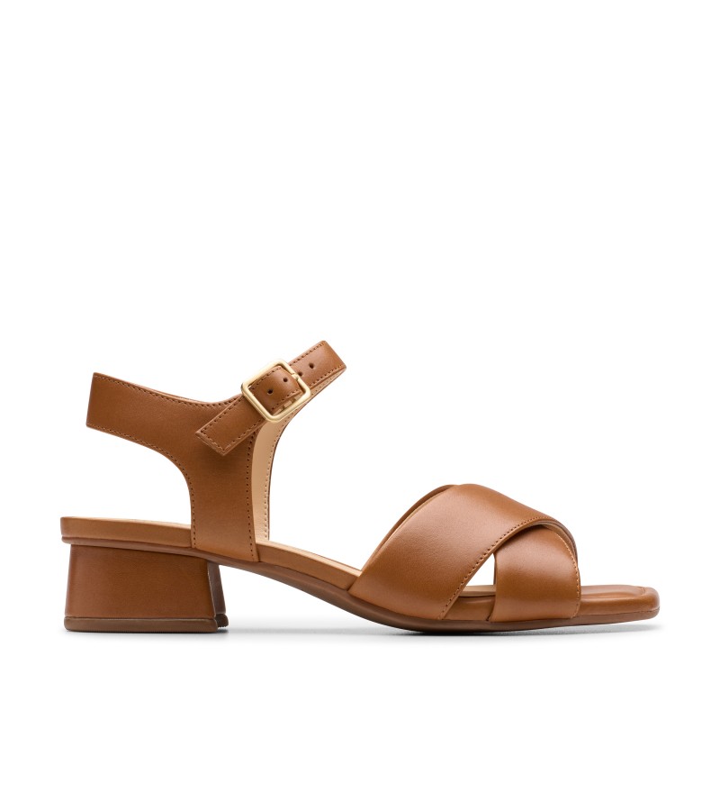 Clarks - Serina35 Cross Tan Leather