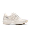 Clarks - Tivoli Walk Off White Combi Leather