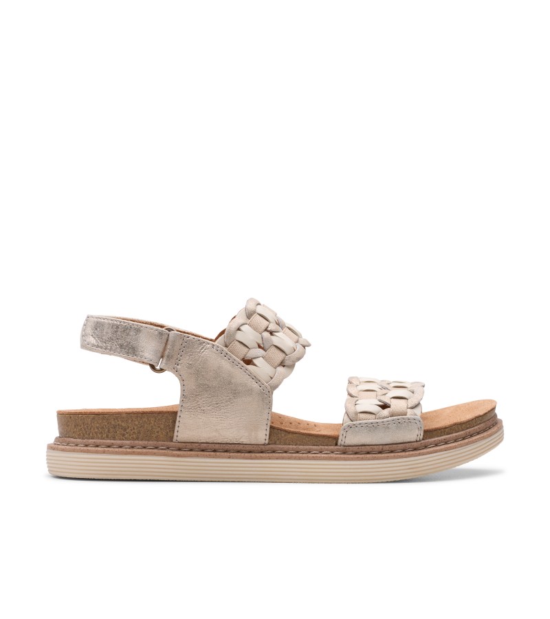 Clarks - Arwell Glide Metallic Combi Leather