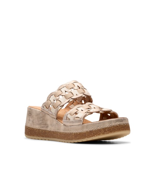 Clarks - Kassanda Mule Metallic Combi Leather Clarks - Kassanda Mule Metallic Combi Leather