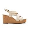 Clarks - Sabina Sling Cream Leather