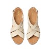 Clarks - Sabina Sling Cream Leather