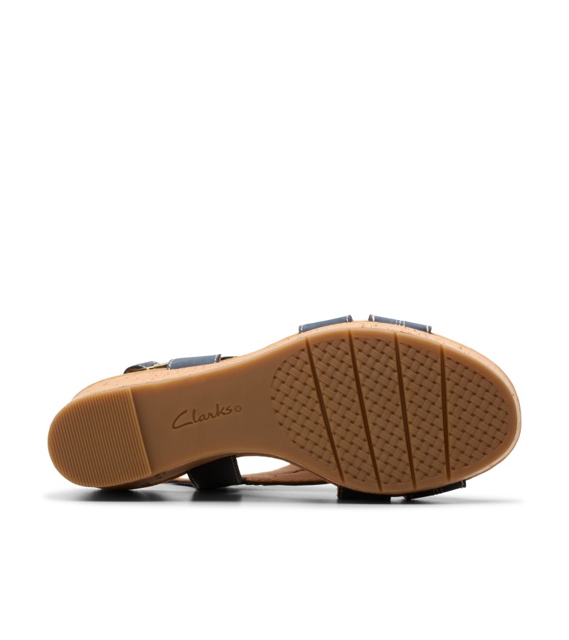 Clarks - Sabina Sling Navy Nubuck