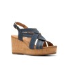 Clarks - Sabina Sling Navy Nubuck