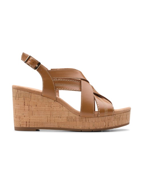 Clarks - Sabina Sling Tan Leather Clarks - Sabina Sling Tan Leather