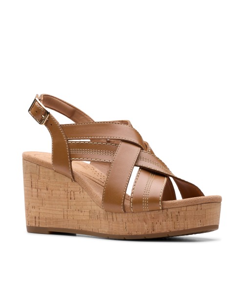 Clarks - Sabina Sling Tan Leather