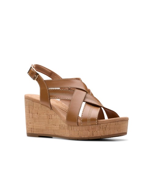 Clarks - Sabina Sling Tan Leather Clarks - Sabina Sling Tan Leather